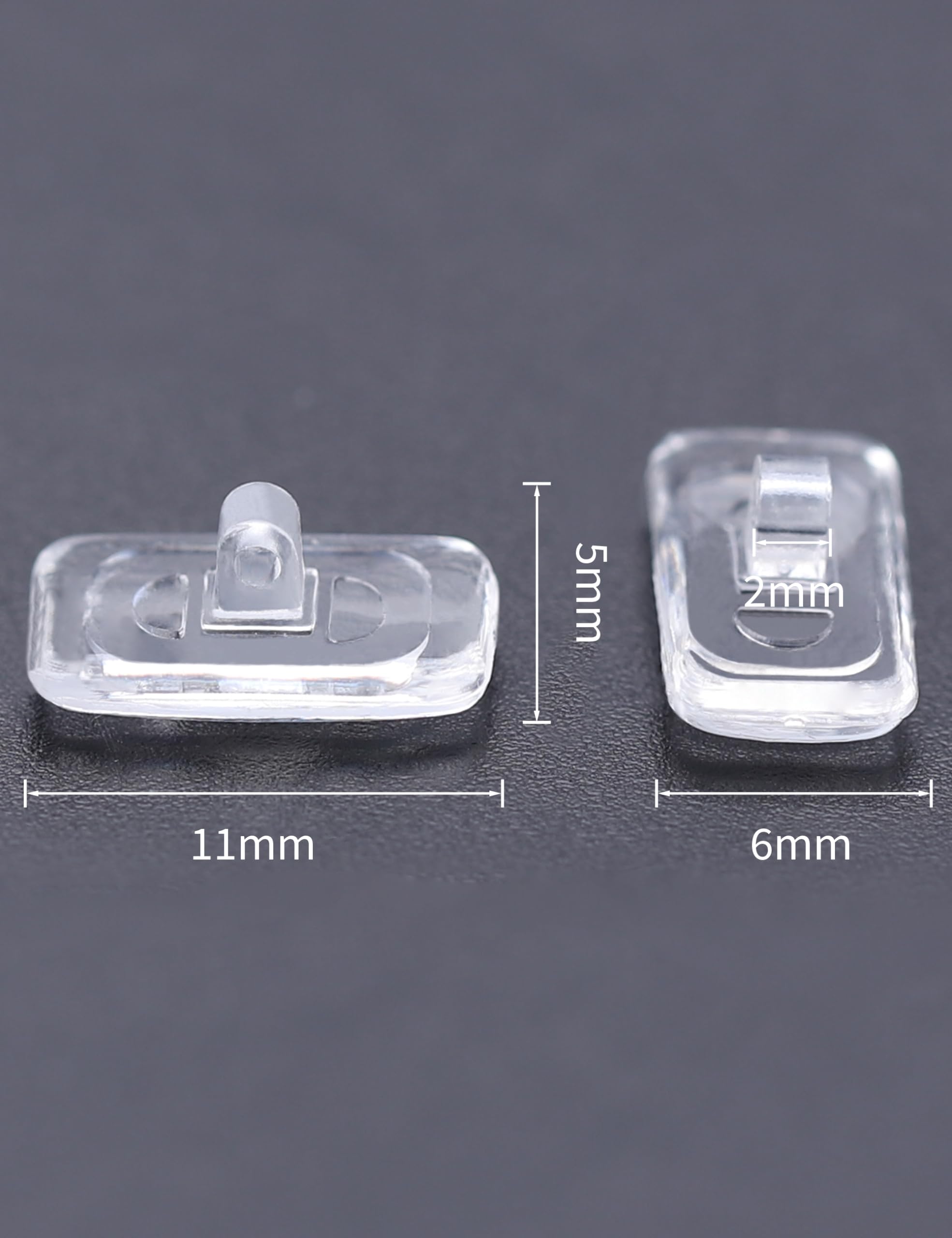 Compatibility notes showing Oakley and other frames for Tolaxy nose pads