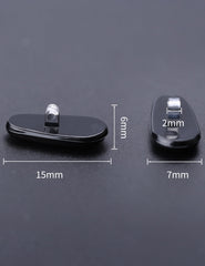 Soft silicone material detail of Tolaxy nose pads