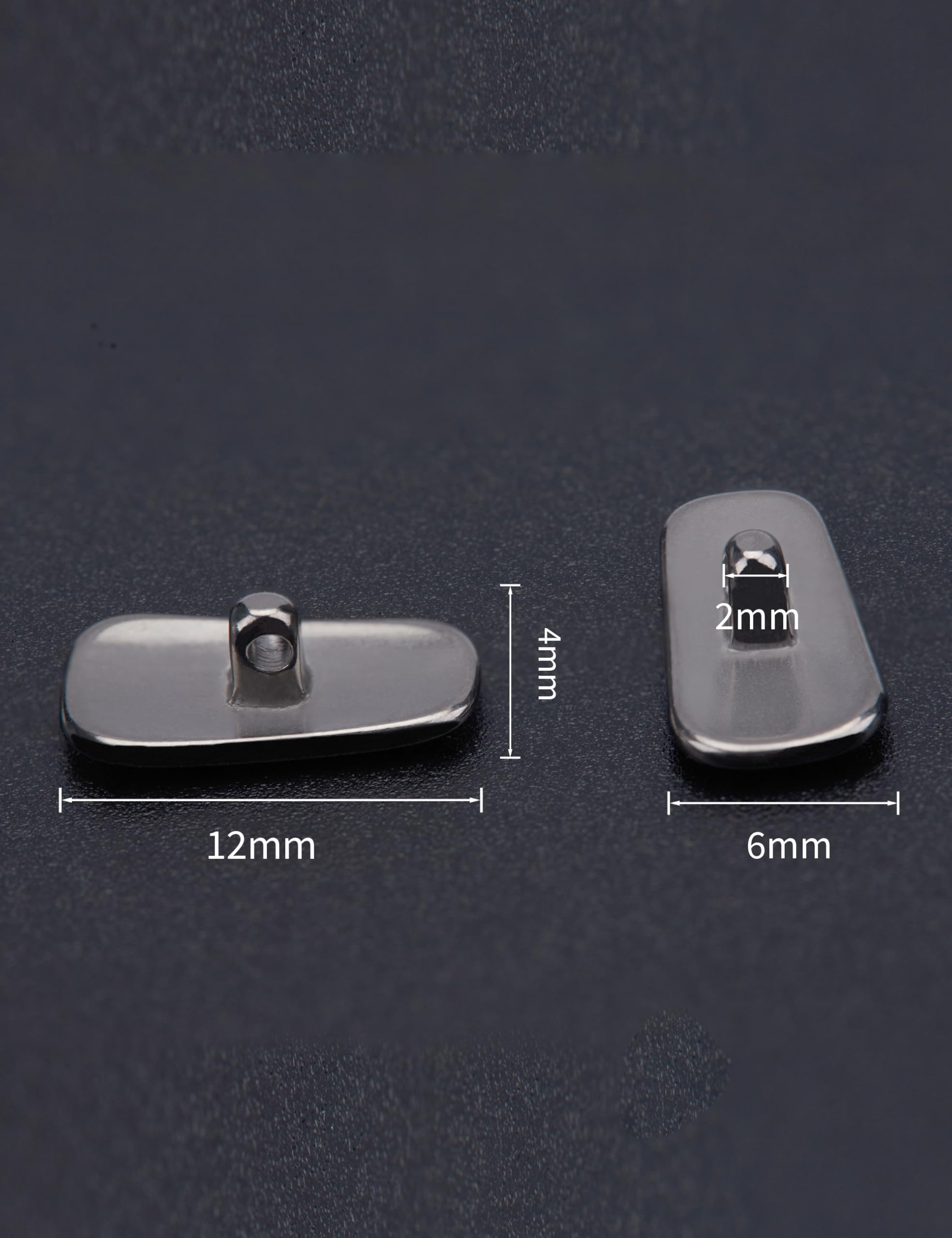 Screw-in installation tools included with Tolaxy nose pads