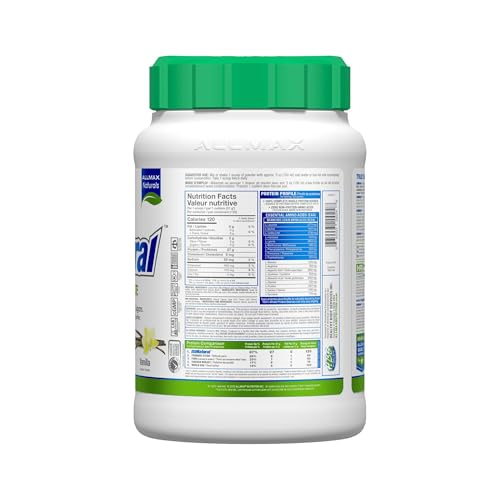Tombow ALLMAX ISONATURAL vanilla protein shake glass with creamy texture