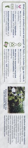 Spearmint imagery on Tom's of Maine toothpaste packaging