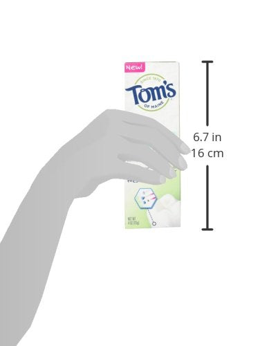 Toothpaste on a toothbrush with mint gel texture
