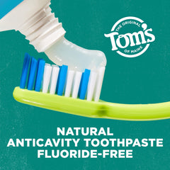 Three 4.0 oz toothpaste tubes side view