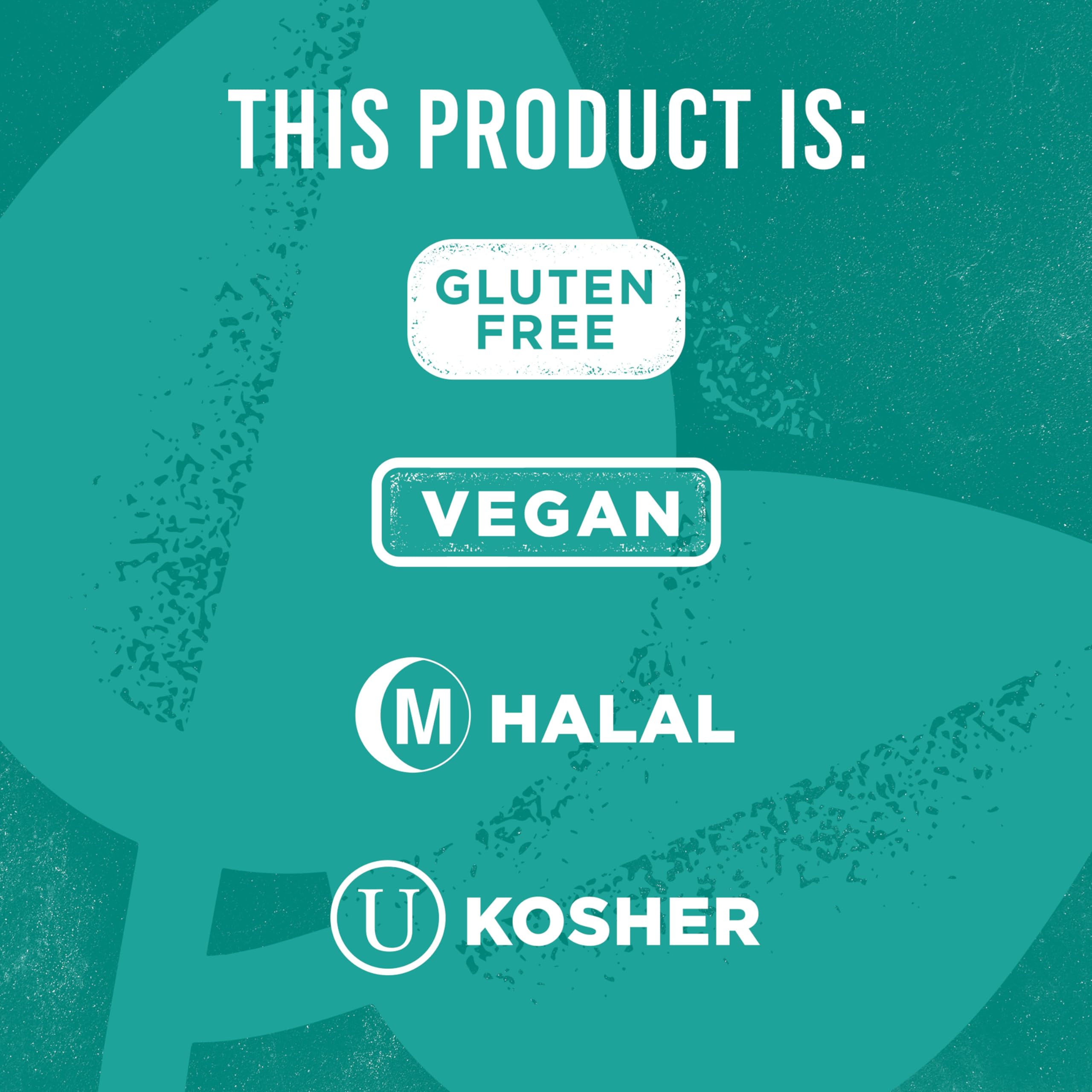 Close-up of vegan and cruelty-free label on toothpaste packaging