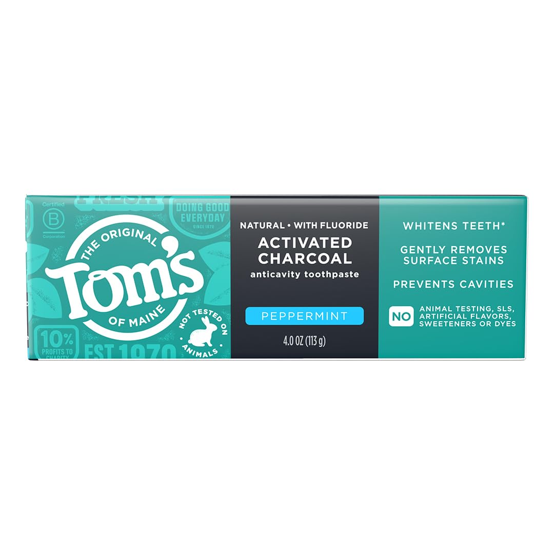Tom's of Maine Natural Toothpaste Charcoal 4.0 oz