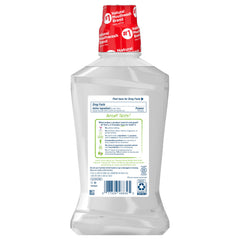 Back label of Tom's of Maine Silly Strawberry 16 oz 3-pack bottle with ingredients