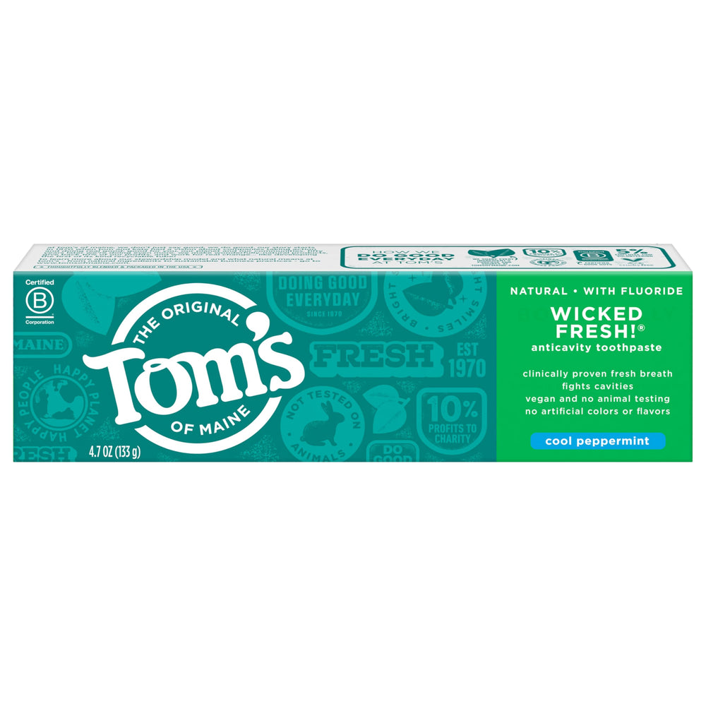Licorice root extract feature for odor control in Tom's of Maine toothpaste