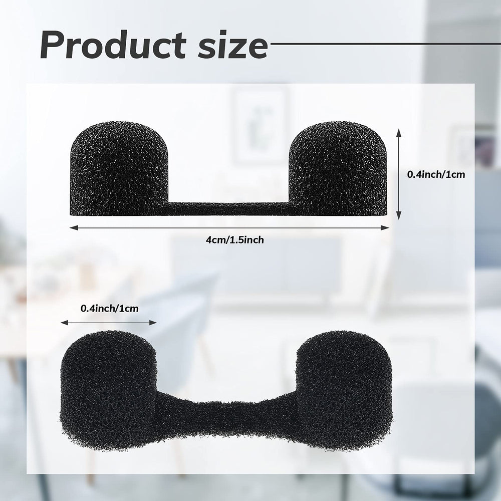 Black disposable nose plug filter pack by Tondiamo