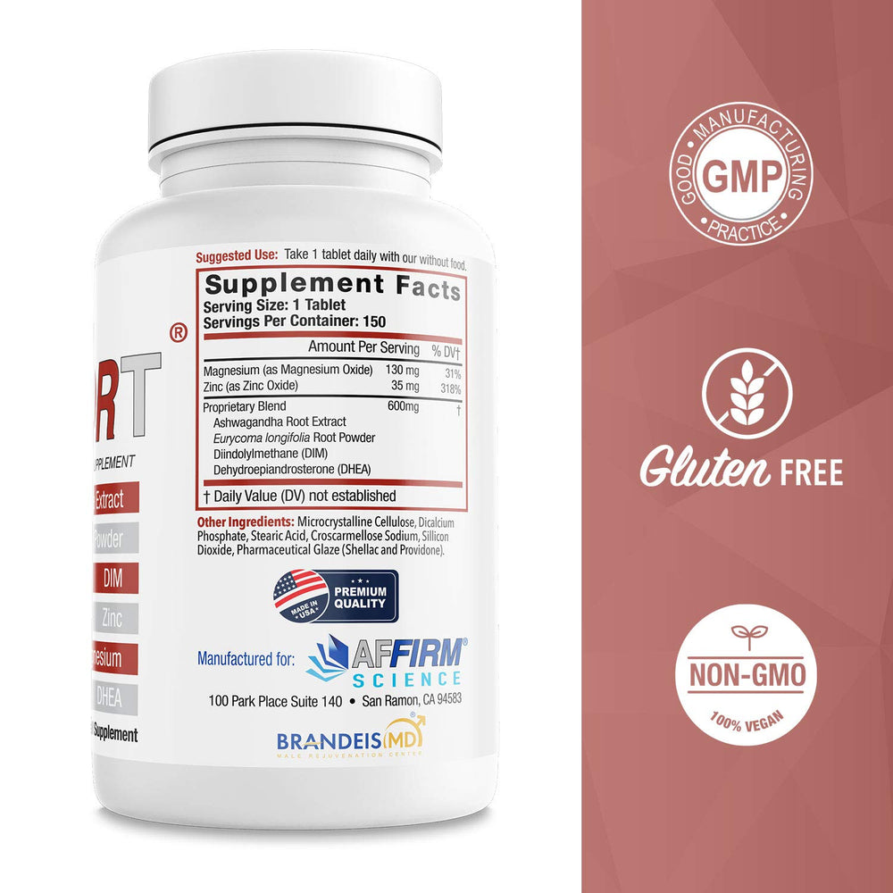 Tongkat Ali ingredient increasing free testosterone in Affirm Science