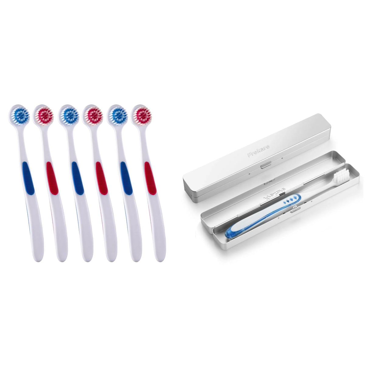 Tongue brush designed for cleaning the tongue surface