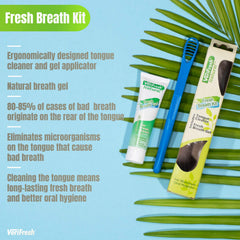 Cleaning gel for bad breath treatment