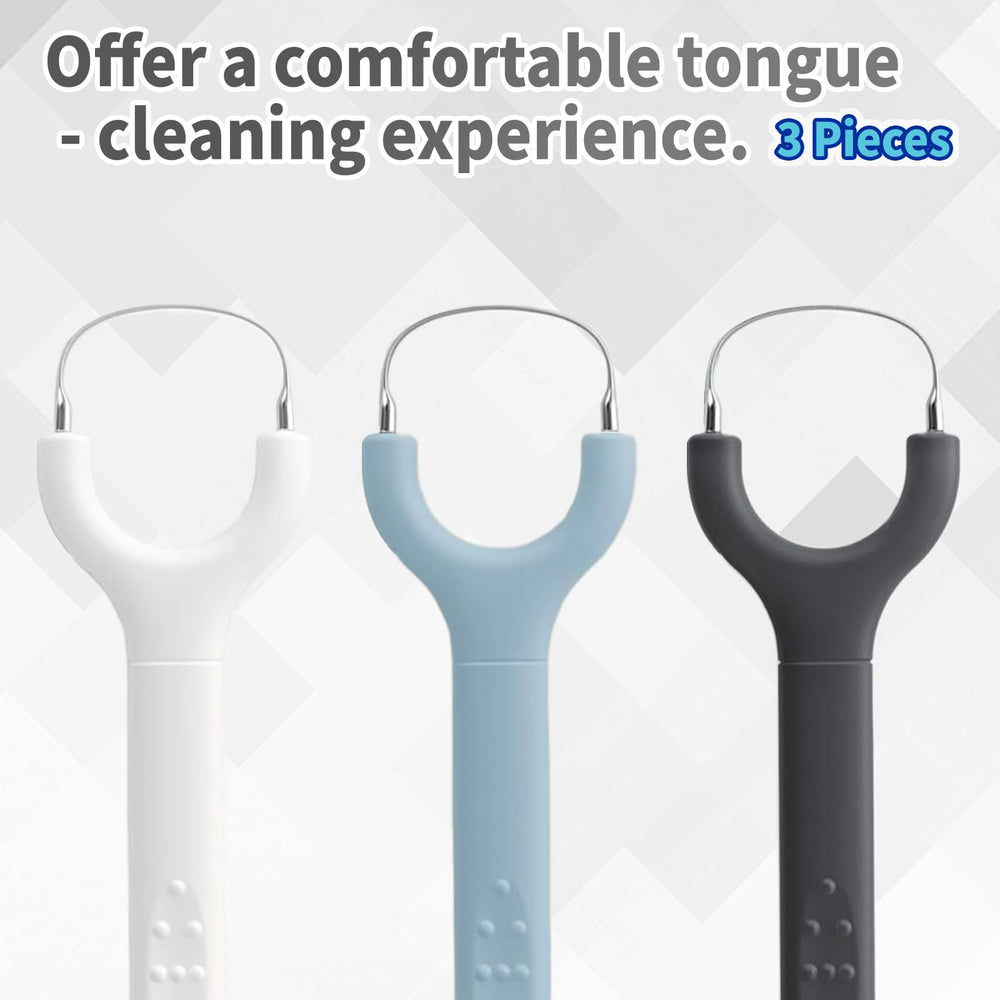 Red tongue scraper from the 3-pack set