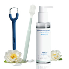 Blue Tongue Scraper and Oral Mucosal Cleaner Kit – main product image