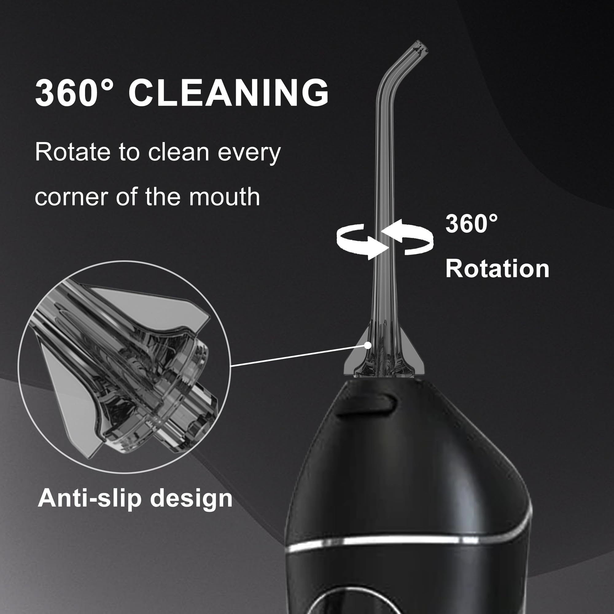 Tongue cleaner tip for Nicwell/Oralfree water flosser