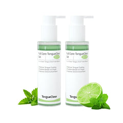 Tongueclear Gel bottle with mint label