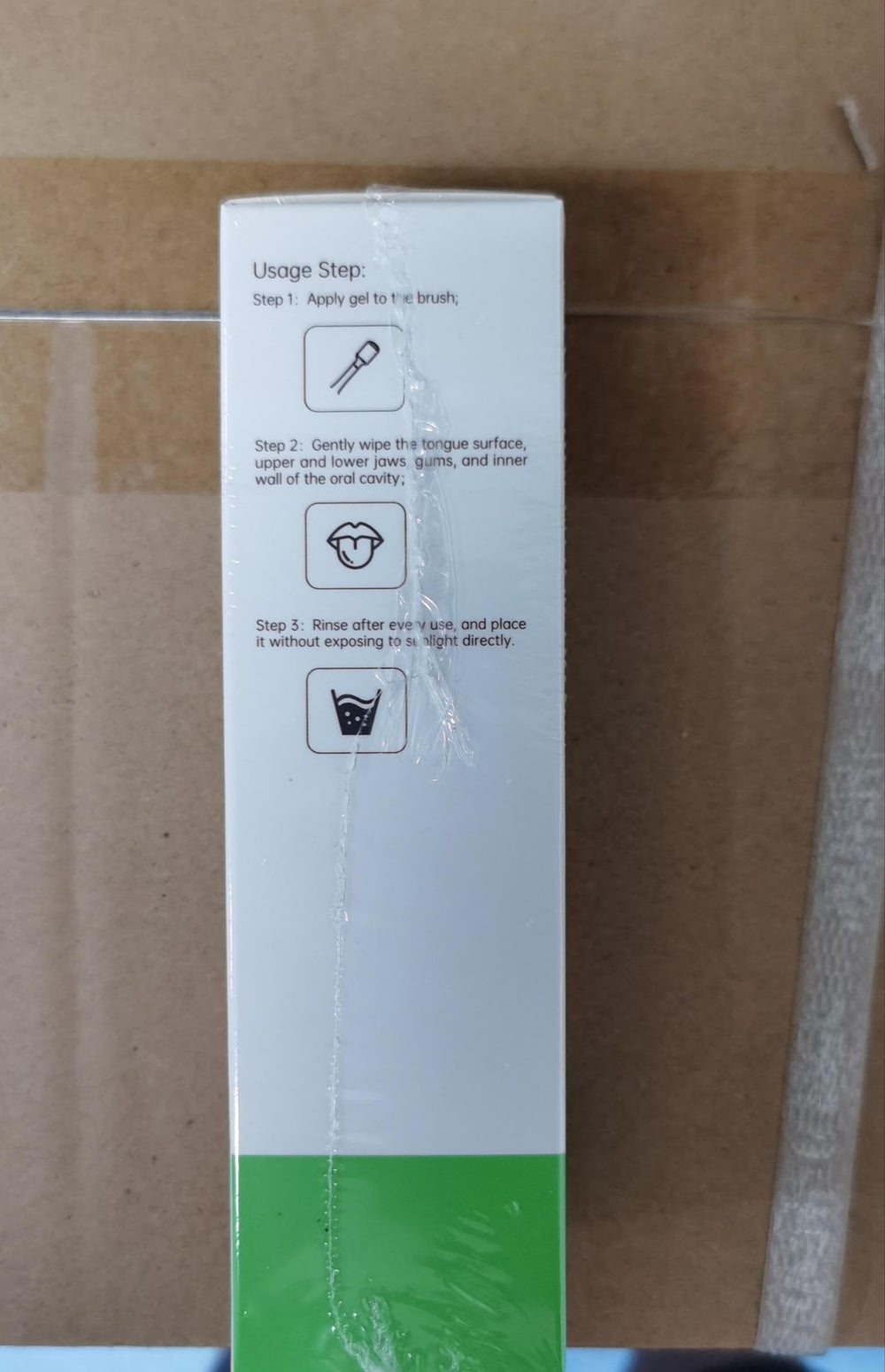 Dentist-designed Tongueclear Gel packaging