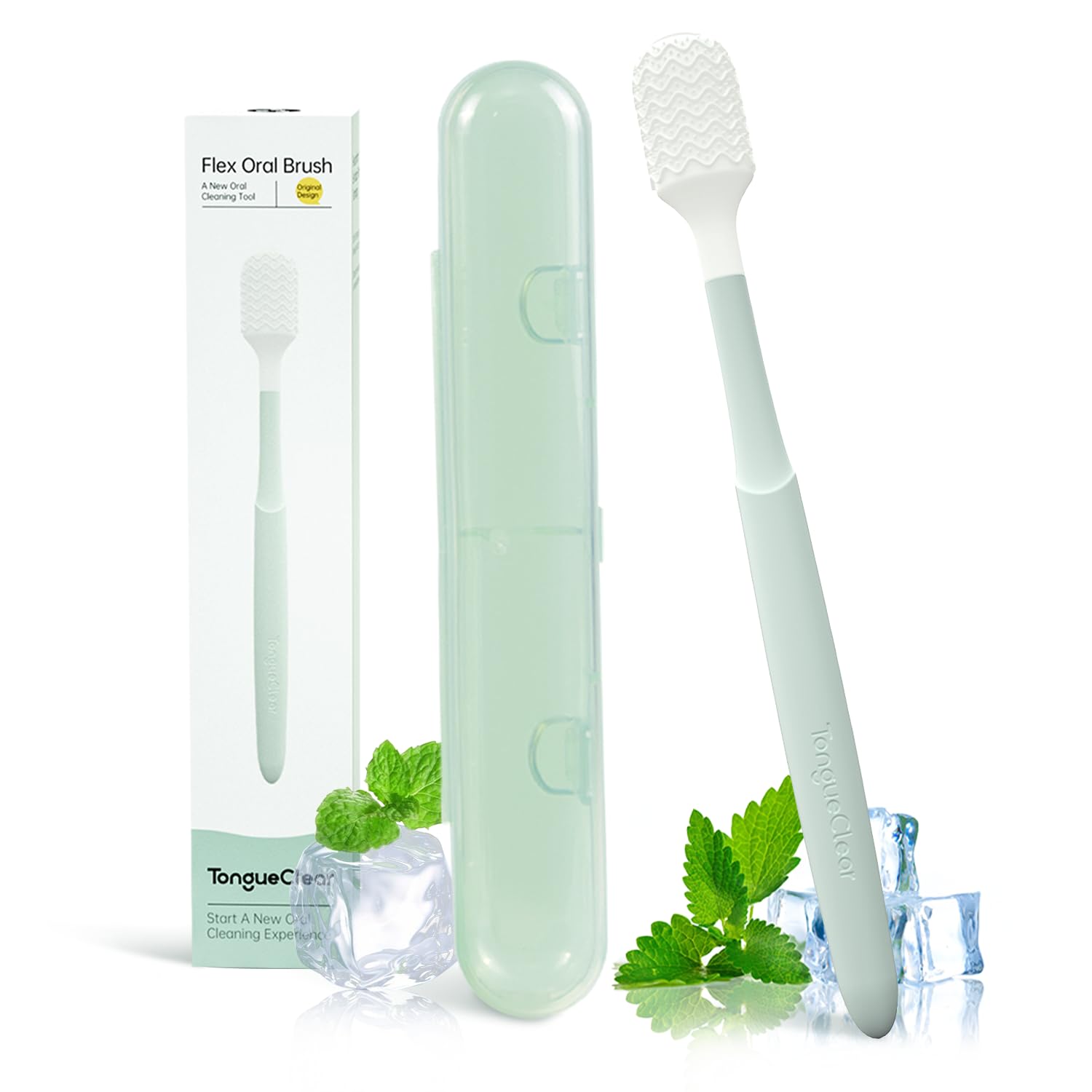 Tongueclear oral mucosal cleaner product image - front view