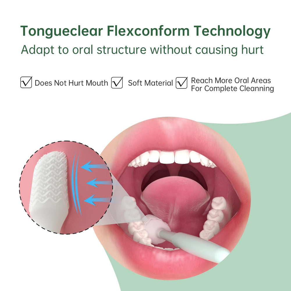 Detail of Tongueclear silicone cleaner head