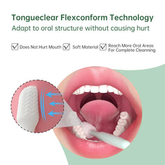 Detail of Tongueclear silicone cleaner head