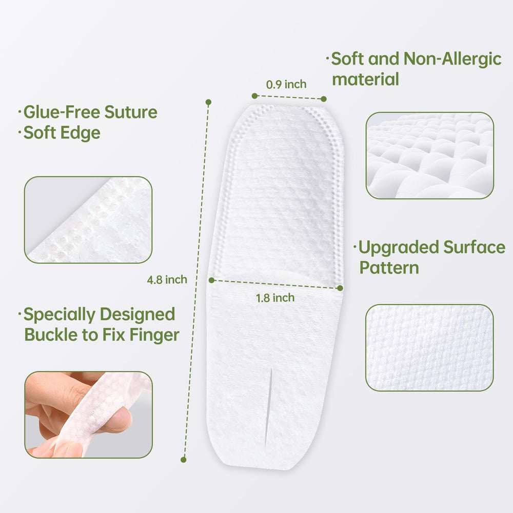 60 individually wrapped finger wipes for oral cleaning