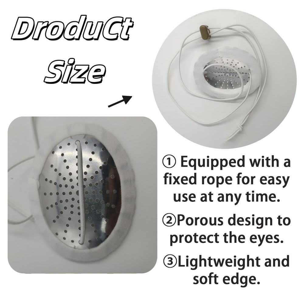 Elastic strap and drawstring for adjustable fit