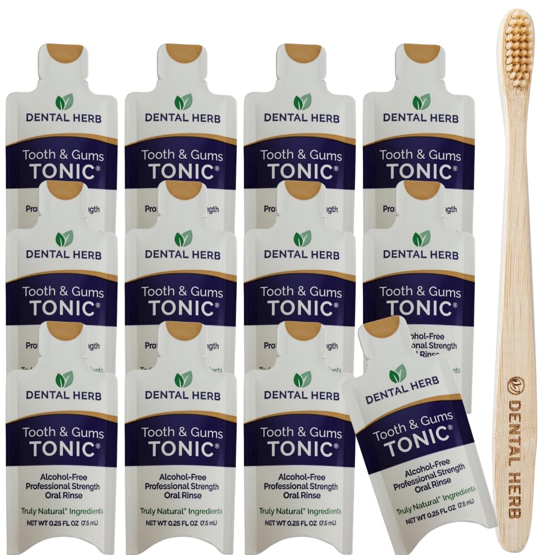 Tonic Traveler Mouthwash Minis 12-pack packaging