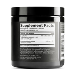 Lactobacillus Salivarius Probiotic bottle with 60 vegetarian capsules