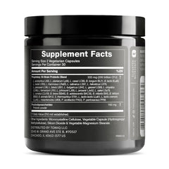 Front view of Toniiq probiotic bottle