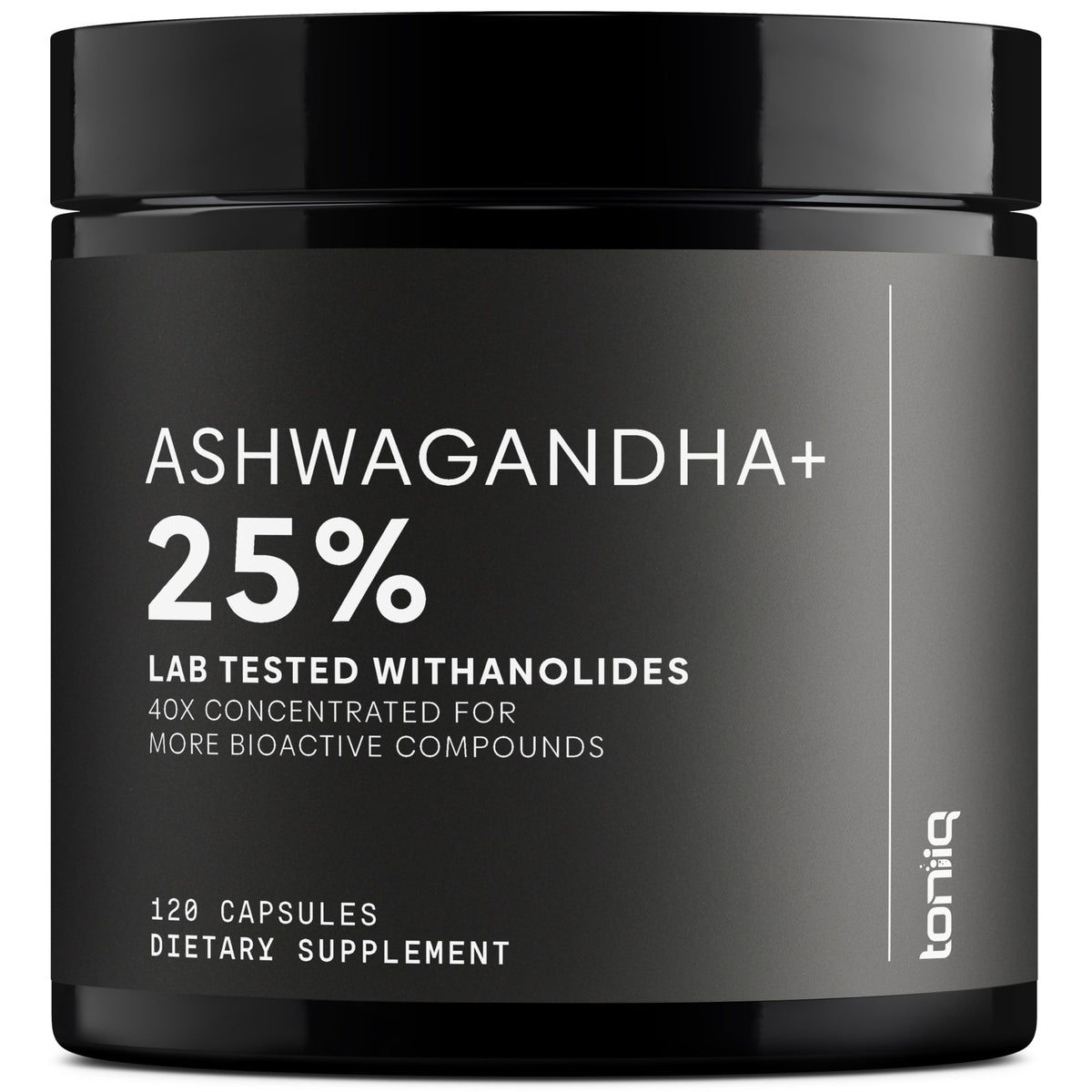 Toniiq Ashwagandha 40:1 extract bottle front