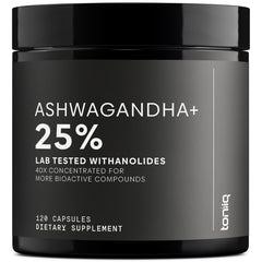 Toniiq Ashwagandha 40:1 extract bottle front