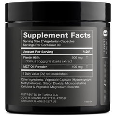 Fisetin bottle with MCT oil image for absorption