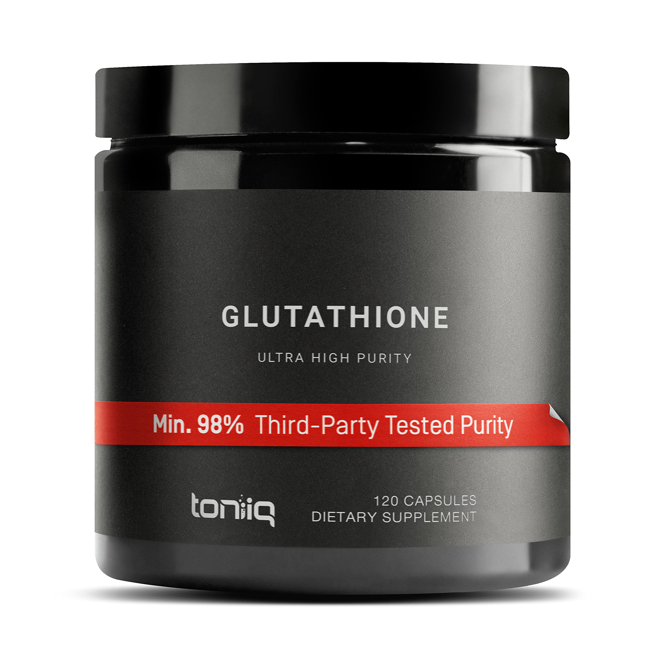 Toniiq Glutathione 1000mg capsules – front view