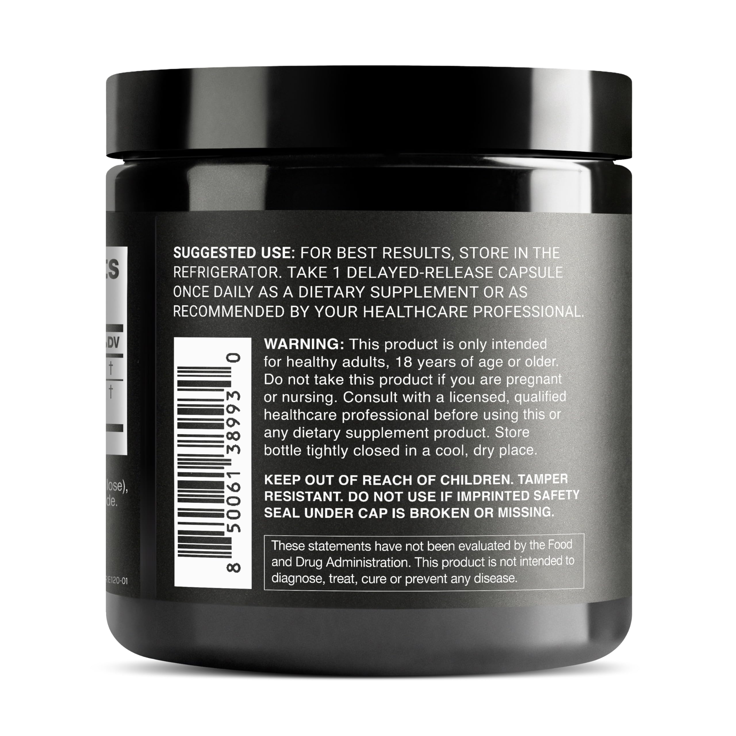 Close-up of Lactobacillus Reuteri probiotic capsules