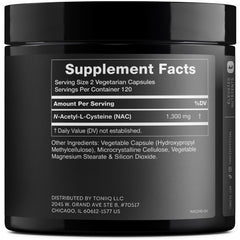 1300mg NAC per serving – high-potency antioxidant support