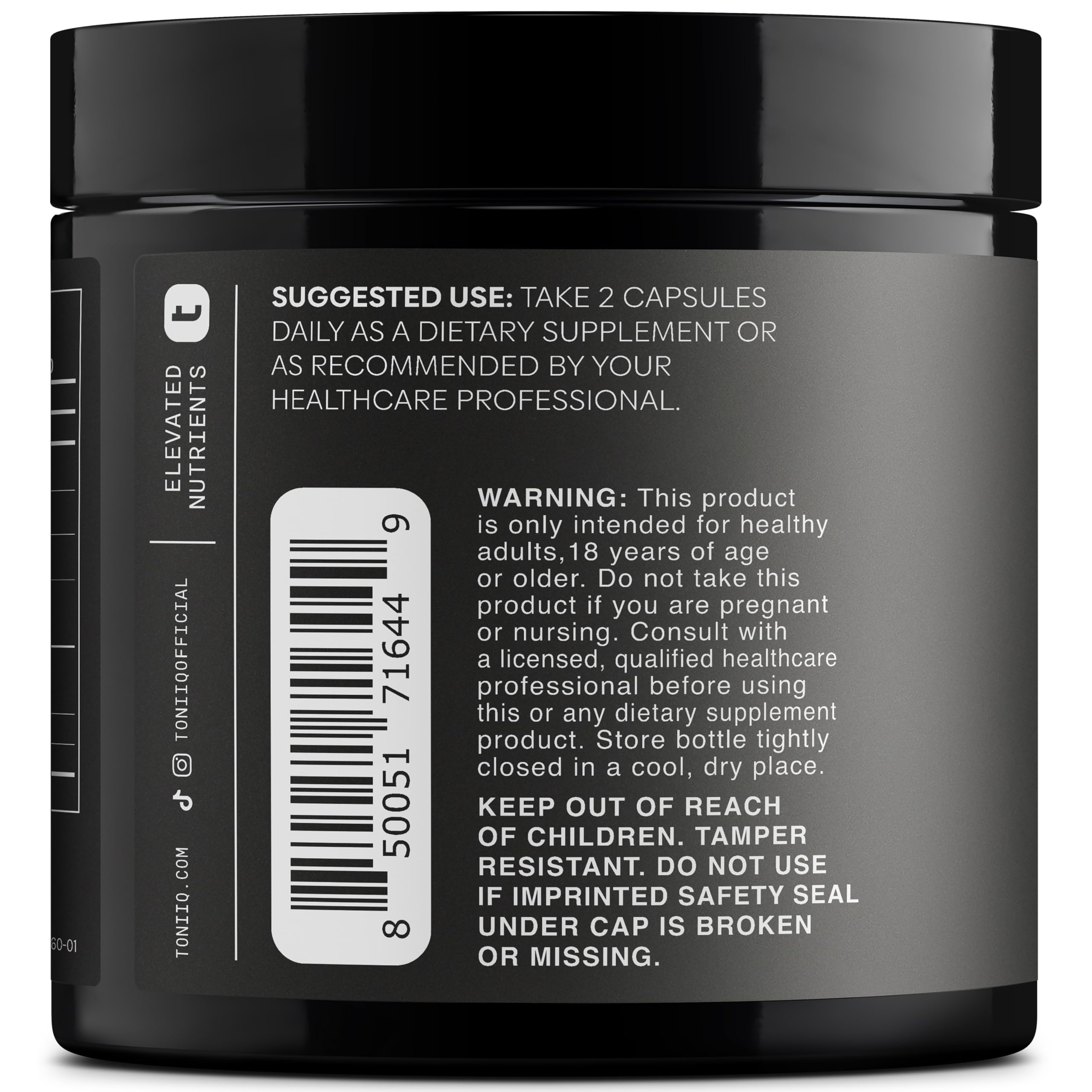 Visual of NAD+ 1500mg serving size