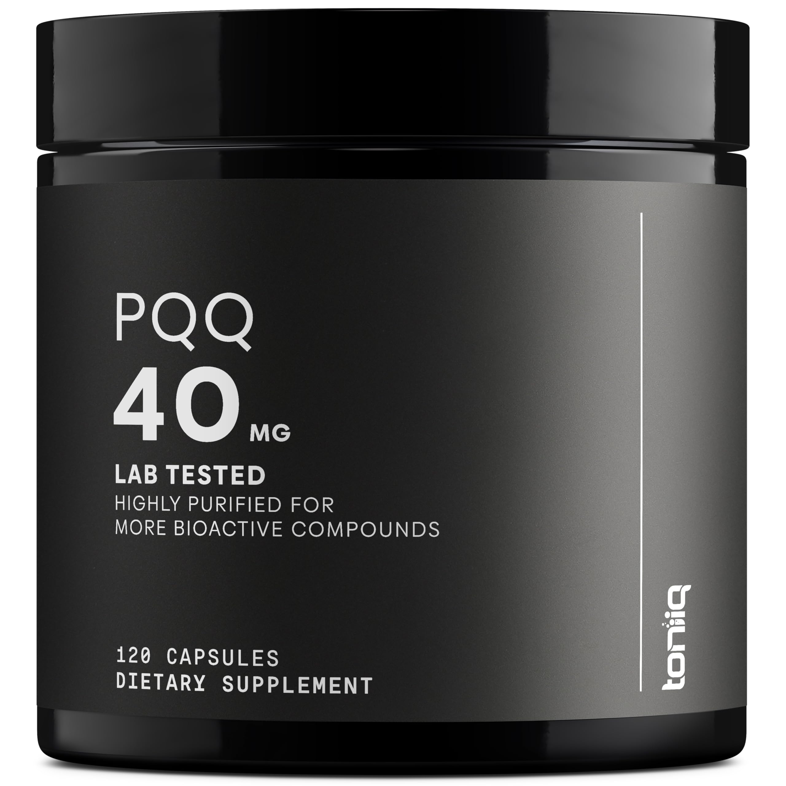 Toniiq PQQ 40mg bottle – front view