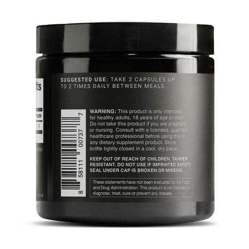 Ingredients and purity information for Toniiq Quercetin