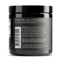 Toniiq Tongkat Ali ingredients panel highlights potency details