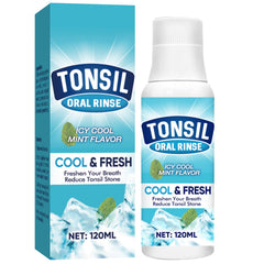 Tonsil Stone Mouthwash bottle front view (120 ml)