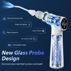 Silicone probes for safe tonsil stone removal