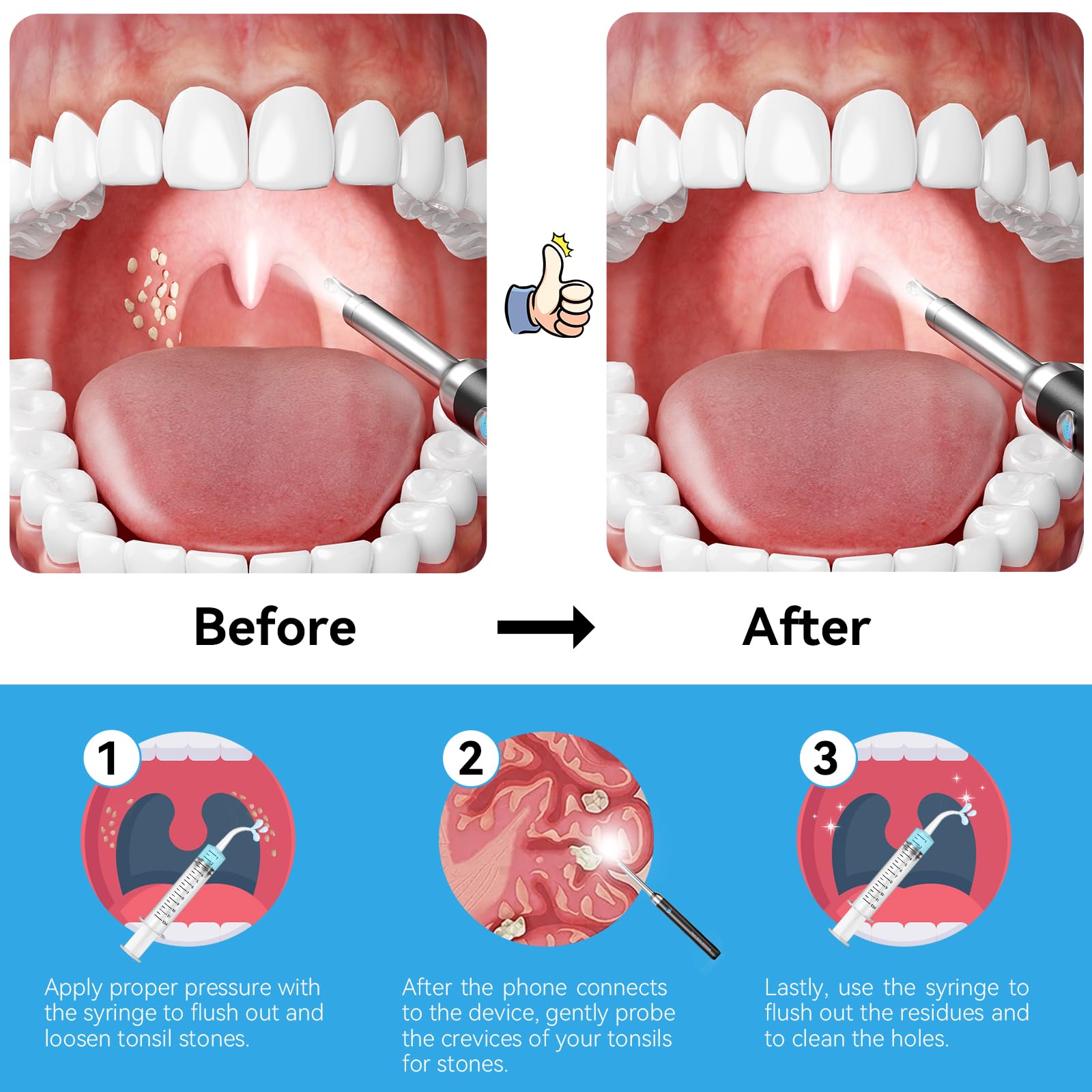 Five interchangeable head attachments for versatile cleaning