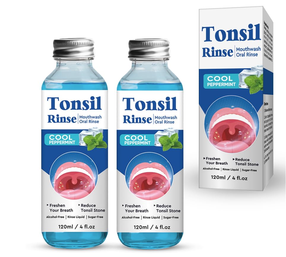 Tonsil Stone Remover Mouthwash 120ml bottle front view