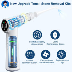 Soft silicone tips for gentle cleaning