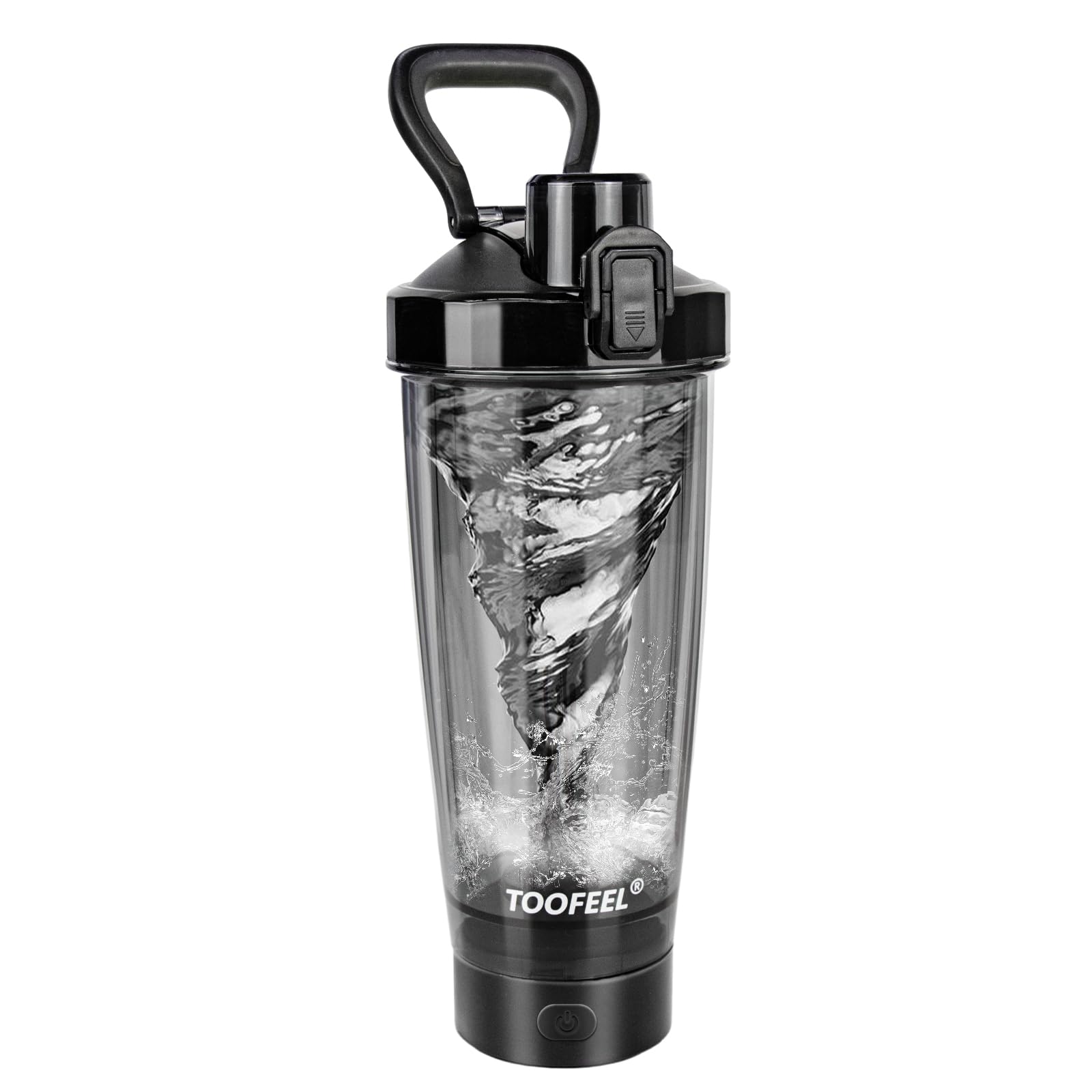 TOOFEEL electric protein shaker bottle, 20 oz, USB rechargeable, self-stirring