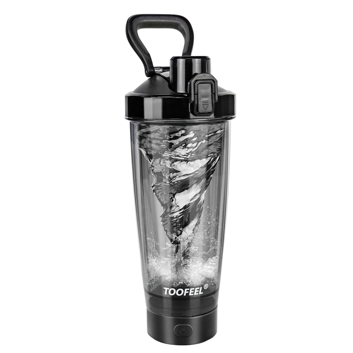 TOOFEEL electric protein shaker bottle, 20 oz, USB rechargeable, self-stirring