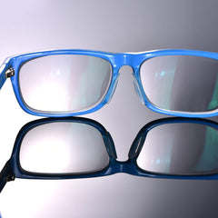 Illustration showing how to apply TOODOO nose pads on eyeglasses
