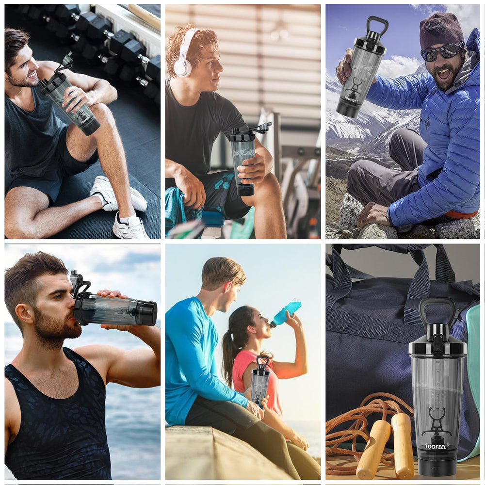 Gift-ready TOOFEEL electric protein shaker for fitness enthusiasts