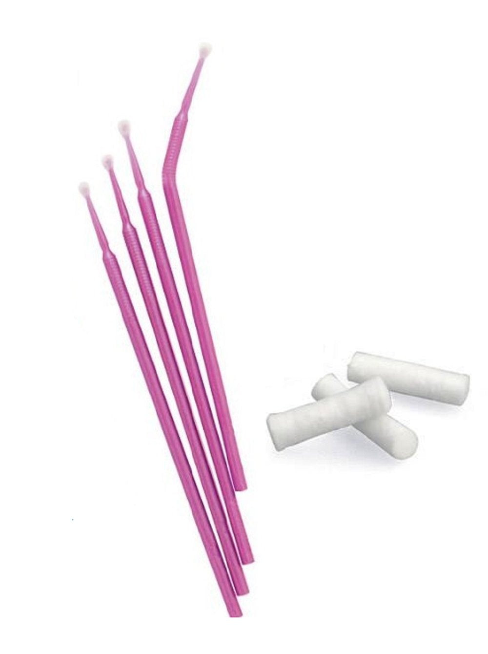 Clear tooth crystals from the kit