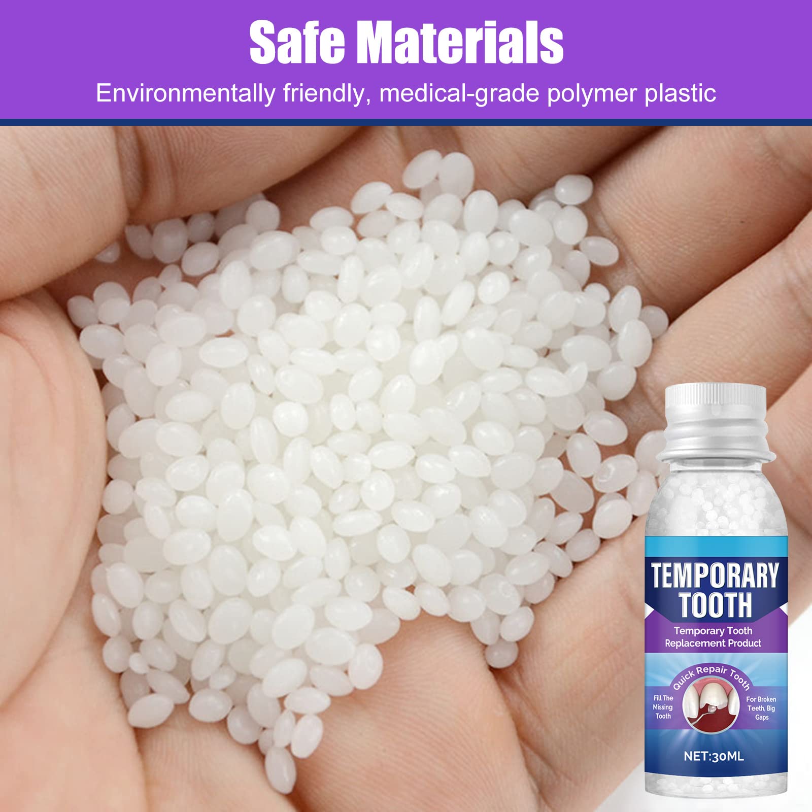 Food-grade silicone material used in the kit