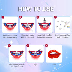 C-shaped lip support with tools